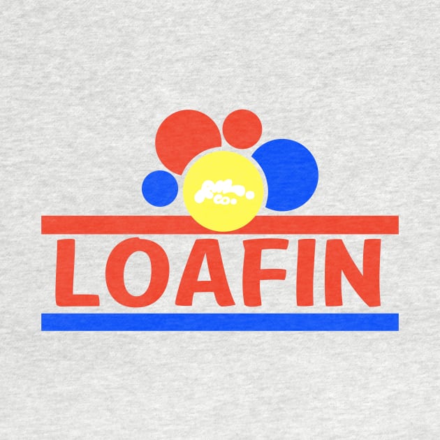 Loafin Tee Wht by Amzco1987